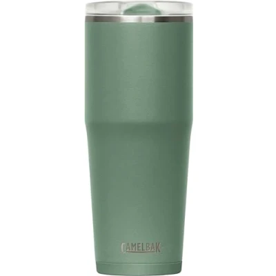 Abbildung von CAMELBAK Tumbler 600 ml Vakuumisolierter Edelstahl Kaffeebecher Auslaufsicherer Thermobecher mit Griff und Stoßschutz Perfekt für Reisen, Büro, Autofahrt Alltag BPA frei Moss