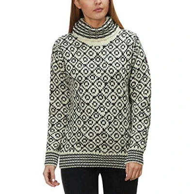 Abbildung von Devold Unisex Svalbard Wool High Neck Tshirt, Offwhite/Anth, XL