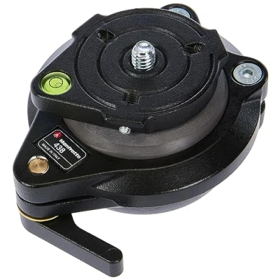 Abbildung von Manfrotto kompakter Nivelierkopf 438 3/8&quot; schwarz