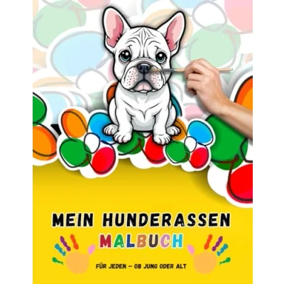 Abbildung von Mein Hunderassen Malbuch: Malbuch für Kinder,Ausmalbuch,Hunde Malbuch,Tier Kinder,Malbuch Kinder