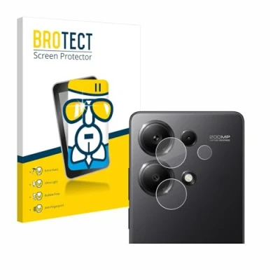 Abbildung von BROTECT Schutzglas für Xiaomi Redmi Note 13 Pro 4G (NUR Kameraschutz) Schutzfolie Panzer Folie Glas [Extrem Kratzfest 9H, Anti Fingerprint,