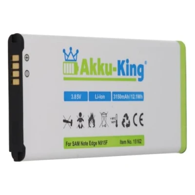 Abbildung von Akku King kompatibel mit Samsung EB BN915BBC, BN915BBE Li Ion 3150mAh für Galaxy Note Edge, Edge 4G, F N915F, SM N9150