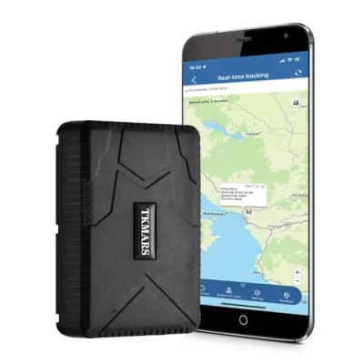 Abbildung von TKMARS Auto GPS Tracker, 10000mAh, Lange Akkulaufzeit, magnetisch, wasserdicht, Echtzeit Tracker mit Ortung, mehrere Alarmmodi, kostenlose App ohne ABO