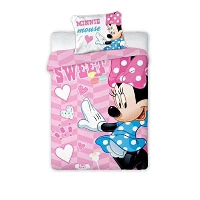 Abbildung von Babybettwäsche Disney Minnie Mouse 100x135 cm,