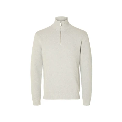 Abbildung von Selected Homme Slhdane Strickpullover Light grey melange, Herren, Größe: Large, melange