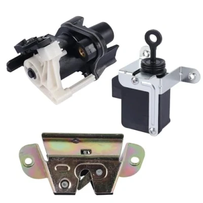 Abbildung von HECKKLAPPE KOFFERRAUMSCHLOSS Verriegelungs Betätigungsmechanismus Für CITROEN C1 PEUGEOT 107 (Color : Assembly kit)