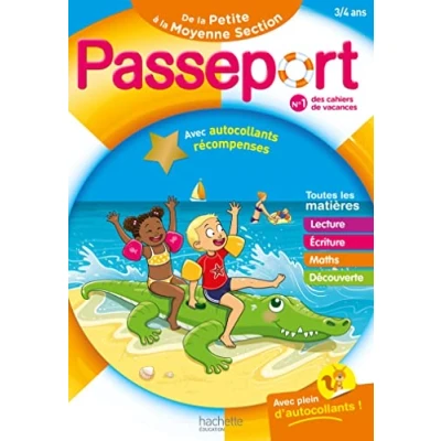 Abbildung von Passeport de la Petite à Moyenne Section 3/4 ans Cahier vacances 2024: Avec autocollants récompenses