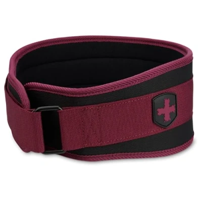 Abbildung von Harbinger 4.5&quot; Foam Core Gürtel für den unteren Rücken und die Rumpfstabilität, Unisex, Merlot, Large