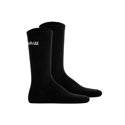 Abbildung von G STAR RAW Tennis 2ER PACK LOGO Socken, Herren, Größe: 43 46, Schwarz
