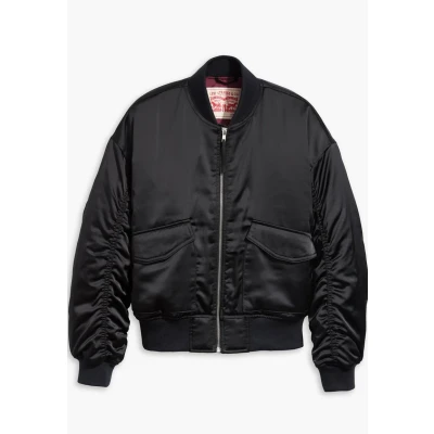 Abbildung von Levi&#039;s ANDY Techy Jacket Bomberjacke, Damen, Größe: XS, Caviar