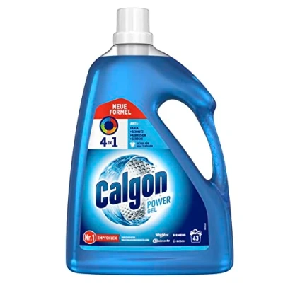Abbildung von Calgon 4 in 1 Power Gel (1 x 2,15 L) Wasserenthärter St. Wirksam gegen Kalk, Schmutz, Gerüche und Korrosion)