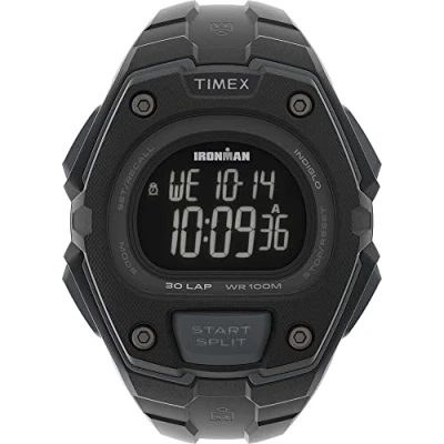 Abbildung von Timex Ironman TW5M48600 Herren Armbanduhr, klassisch, digital, grau 45mm