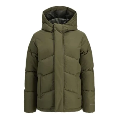 Abbildung von Jack &amp; Jones Junior Jjworld Puffer JNR Winterjacke für Kinder, Größe: 128, Olive night