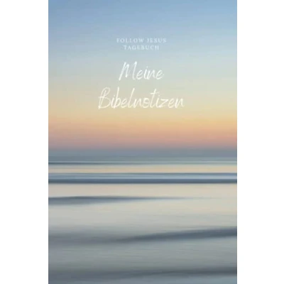 Abbildung von Meine Bibelnotizen Tagebuch Follow Jesus: A5 120 Seiten Blanko Glanzoptik Meer