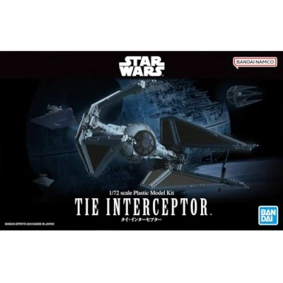 Abbildung von Bandai Modellbausatz TIE Interceptor, Maßstab 1:72