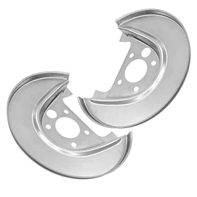 Abbildung von ATEC Germany 2x Ankerblech hinten links &amp; rechts Spritzbelch Deckblech für Bremsscheibe