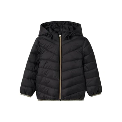Abbildung von NAME IT Mädchen NMFMONEY Jacket PB Steppjacke, Schwarz, 98
