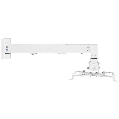 Abbildung von Speaka Professional SP PWM 101 Beamer Wandhalterung Drehbar Wandabstand (max.): 600 mm Weiß