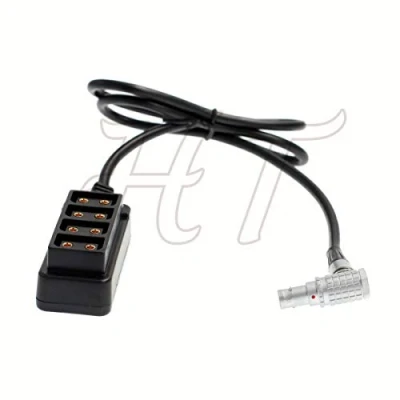 Abbildung von HT rechtwinkliger 2 poliger D Tap 4 Port Steckdosenverteiler Adapter, 61 cm, für ARRI RED Kamera