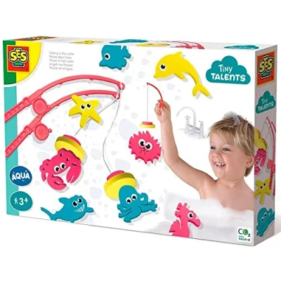 Abbildung von SES Creative Tiny Talents Angeln im Wasser, Bad Spieleset, Junge/Mädchen, 3 Jahr(e), Mehrfarbig