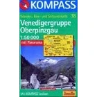 Abbildung von Venedigergruppe Oberpinzgau: Mit Kurzführer, Radwegen und Skirouten. 1:50000 (KOMPASS Wanderkarte)