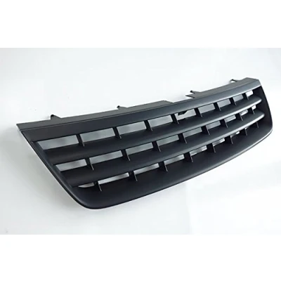 Abbildung von Kühlergrill Sportgrill Gitter Front Grill ohne Emblem Schwarz (Fahrzeugspezifisch)
