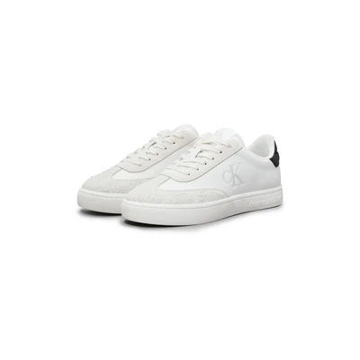 Abbildung von Calvin Klein Jeans Classic Cupsole MIX Sneaker low, Damen, Größe: 40, Bright white/black Schuhe