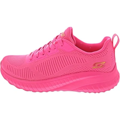 Abbildung von Skechers Sport BOBS Squad Chaos Sneaker low, Damen, Größe: 37, Neon pink Schuhe