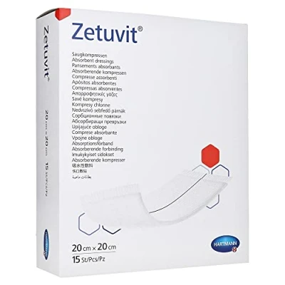 Abbildung von PAUL Hartmann AG Wundpflaster Zetuvit steril Saugkompressen 20x20cm (1x