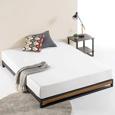 Abbildung von Zinus Suzanne 15,2 cm Plattformbett ohne Kopfteil / Matratzenbasis/ Keine Boxspring erforderlich/Bed in a Box/ Schnelle, einfache Montage/ 140 x 190