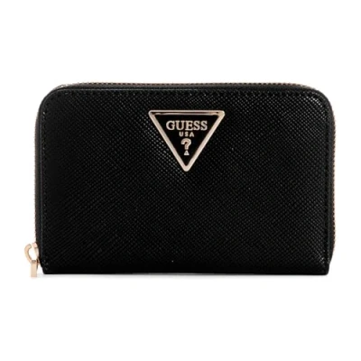 Abbildung von Guess Laurel Medium ZIP Around Geldbörse, Damen, Größe: One Size, Black