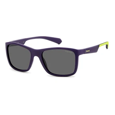 Abbildung von Sonnenbrillen POLAROID Kinder PLD 8053/S 80Z MATTE BLUE GREEN 49/16/130 JUNIOR