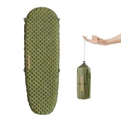 Abbildung von Naturehike Ultraleichte Selbstaufblasende Isomatte, Aufblasbare Campingmatte 3,5 R, Langlebige, Tragbare Einzelschlaf Luftmatratze für Trekking, Wandern, Bergsteigen, Backpacking, Outdoor