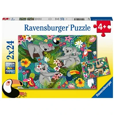 Abbildung von Ravensburger Puzzle Koalas und Faultiere, 2x24 Teile