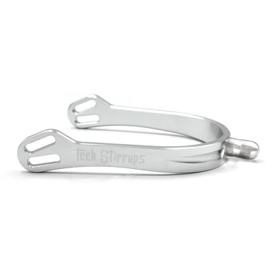 Abbildung von Tech Stirrups Sporen Verona Short Tips Silber