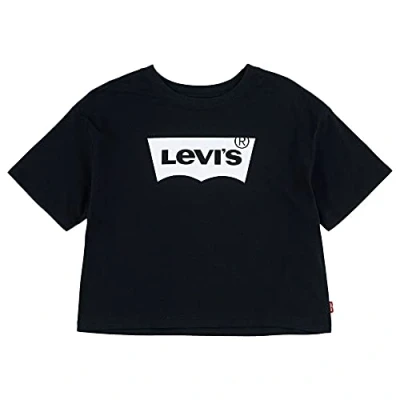 Abbildung von Levi&#039;s HIGH RISE Batwing Tshirt print für Kinder, Größe: 158, Black