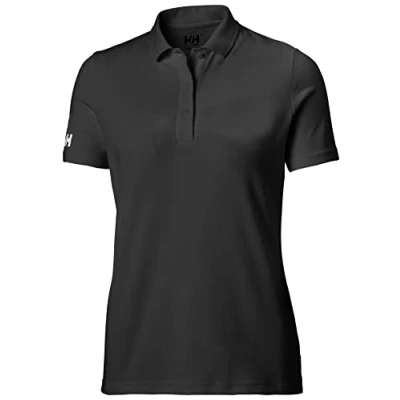 Abbildung von Helly Hansen Damen T Shirt Crew Tech Polo, Black, L, 33984