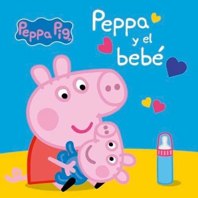 Abbildung von Peppa Pig. Libro de cartón Pig y el bebé