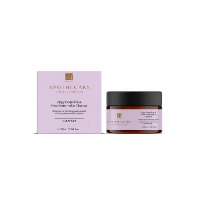 Abbildung von Dr Botanicals Zingy Grapefruit AND Fresh Watermelon Cleanser 100ML Gesichtsreinigung, Damen, Größe: 100 ml, Pink