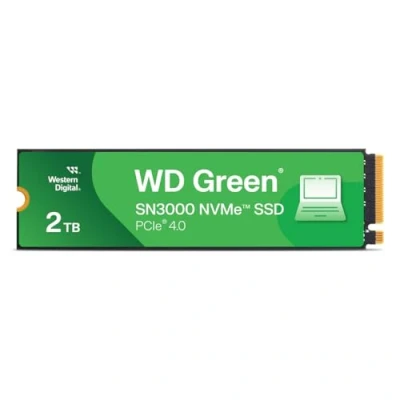 Abbildung von WD Green SN3000 SSD 2TB M.2 2280 PCIe Gen4 NVMe Internes Solid State Module