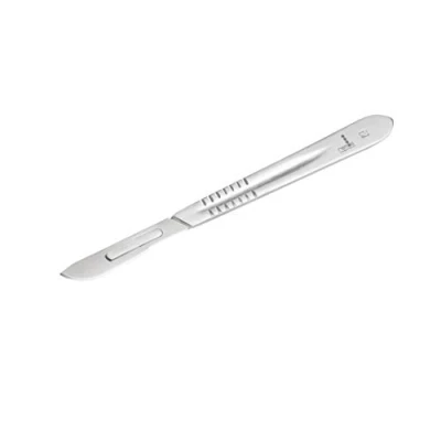 Abbildung von REMOS Skalpellhalter Nr. 4 rostfrei 14cm passend zu Klingen 20, 21, 22, 23, 25