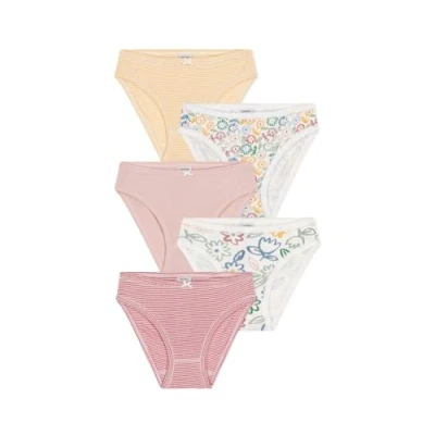 Abbildung von Petit Bateau Junior Culottes 5 PACK Slip multicoloured für Kinder, Größe: 86, Multi coloured