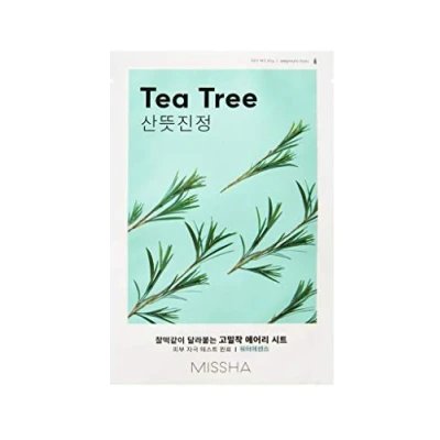 Abbildung von MISSHA Pure Source Cell Sheet Mask Teebaum Tea Tree Gesichtsmaske 1 Stück