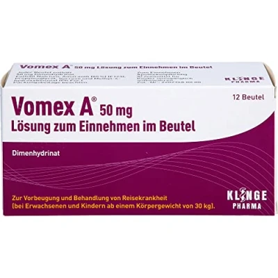 Abbildung von Vomex A® Lösung 50 mg 12 St