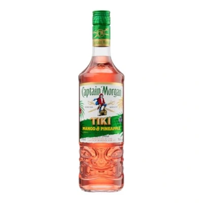 Abbildung von Captain Morgan Tiki Köstlich fruchtiger, aromatischer Rum mit Ananas und Mango Geschmack 25%vol 700ml Einzelflasche