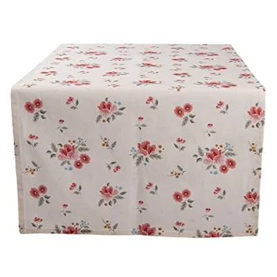 Abbildung von Clayre &amp; Eef LRC64 Tischläufer Beige 50x140 cm