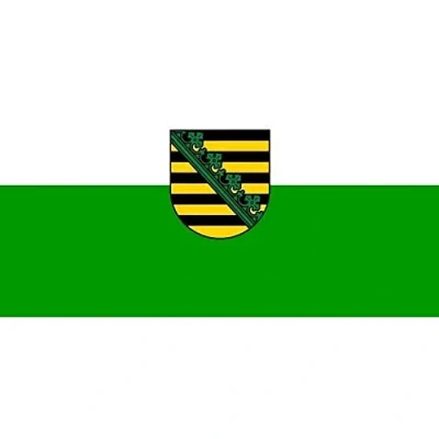 Abbildung von AZ FLAG Flagge Sachsen 90x60 cm Fahne 100% Polyester mit Messing Ösen 50g