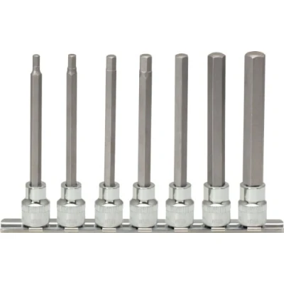 Abbildung von KS TOOLS 918.3960 Steckschlüsseleinsatz Set Innensechskant Chrom Vanadium Stahl 3/8 Vierkant