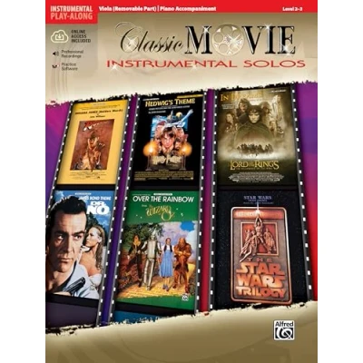 Abbildung von Classic Movie Instrumental Solos for Strings: Viola / Piano Accompaniment (incl. CD) (Pop Solo Series)