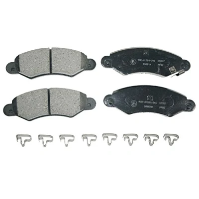 Abbildung von BLUE PRINT ADK84228 Bremsbelagsatz Vorderachse mit akustischer Verschleißwarnung SUZUKI: Ignis 2, I, Wagon R+ II Schrägheck, OPEL: Agila A